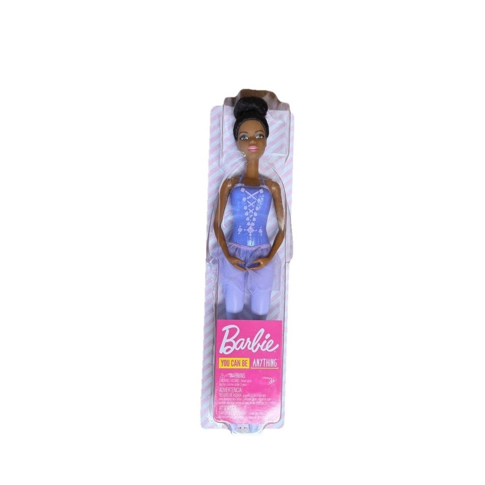Barbie You Can Be Anything Ballerina African‎ American Purple Tutu Mattel NIB